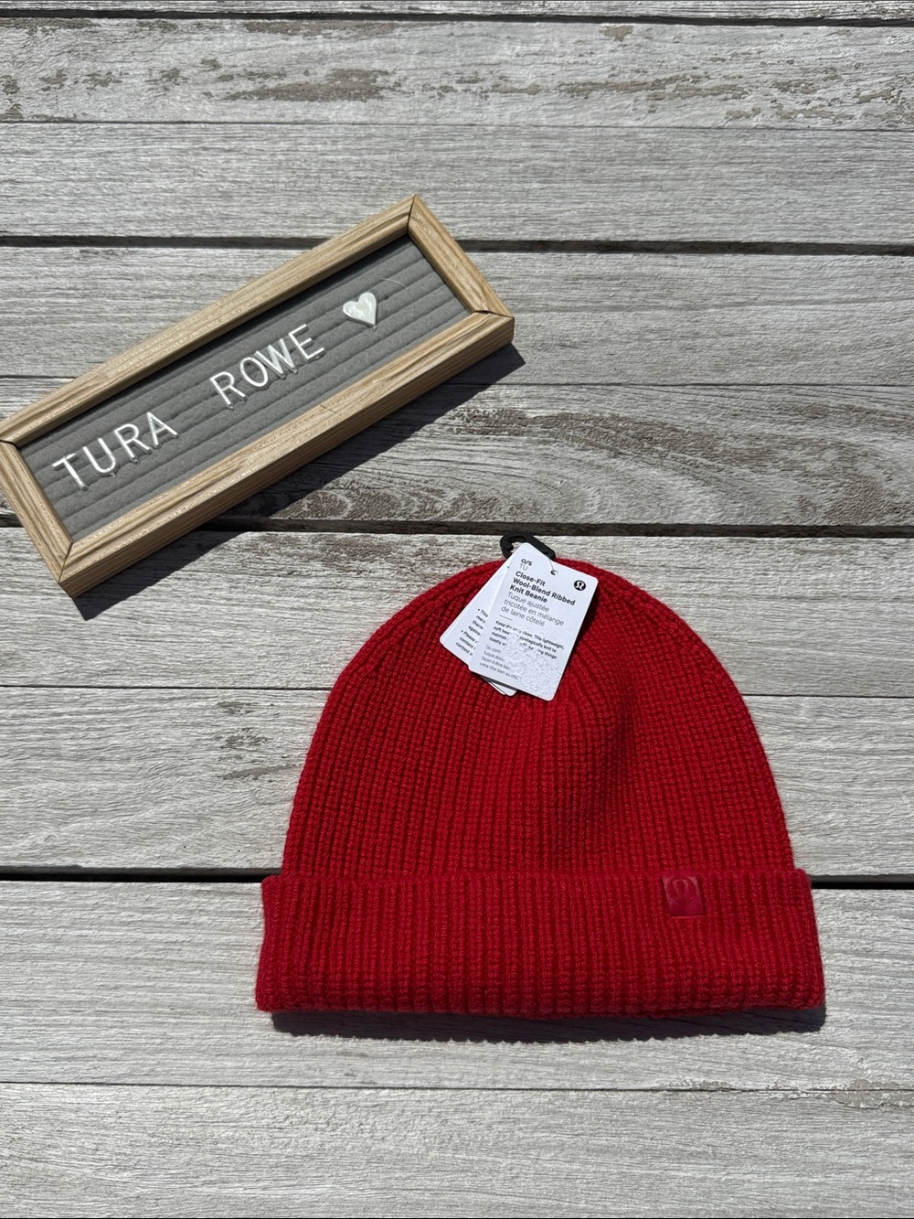 Lululemon Beanie Oxford Red NWT hat ❄️